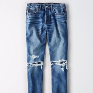AEO High-Waisted Girlfriend Jeans
